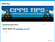 Tablet Screenshot of cppstips.wordpress.com