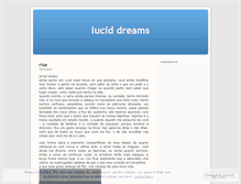 Tablet Screenshot of luciddreamss.wordpress.com