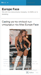 Mobile Screenshot of misseuropeface.wordpress.com