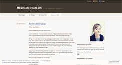 Desktop Screenshot of mediemedicin.wordpress.com
