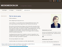 Tablet Screenshot of mediemedicin.wordpress.com