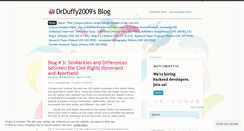 Desktop Screenshot of drduffy2009.wordpress.com