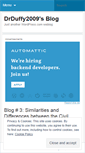 Mobile Screenshot of drduffy2009.wordpress.com