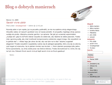 Tablet Screenshot of dobremaniery.wordpress.com