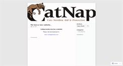 Desktop Screenshot of catnapsociety.wordpress.com