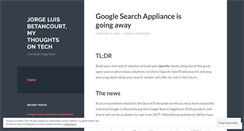 Desktop Screenshot of jorgelbg.wordpress.com