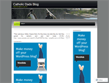 Tablet Screenshot of catholicdads.wordpress.com