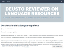 Tablet Screenshot of lingvoresurso.wordpress.com
