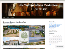 Tablet Screenshot of mrvideoweddings.wordpress.com