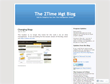 Tablet Screenshot of 2time.wordpress.com