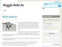 Tablet Screenshot of maggiebaggy.wordpress.com