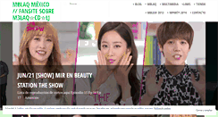 Desktop Screenshot of mblaqmexico.wordpress.com