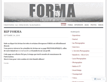 Tablet Screenshot of formasite.wordpress.com