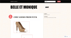 Desktop Screenshot of belleetmonique.wordpress.com