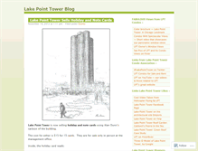 Tablet Screenshot of lakepointtower.wordpress.com