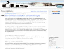 Tablet Screenshot of coastalbusinessstrategies.wordpress.com