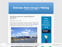 Tablet Screenshot of emiratesneongroup.wordpress.com