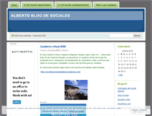 Tablet Screenshot of alberto7.wordpress.com