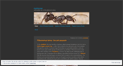 Desktop Screenshot of myrmician.wordpress.com