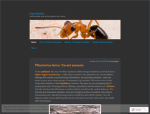 Tablet Screenshot of myrmician.wordpress.com