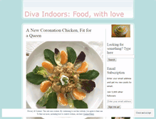 Tablet Screenshot of divaindoors.wordpress.com