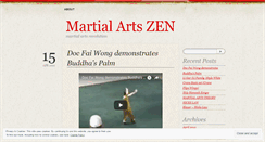 Desktop Screenshot of martialartsstuff.wordpress.com