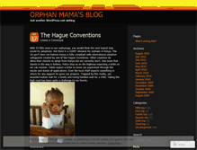 Tablet Screenshot of orphanmama.wordpress.com