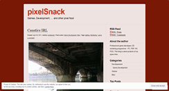 Desktop Screenshot of pixelsnack.wordpress.com