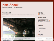 Tablet Screenshot of pixelsnack.wordpress.com