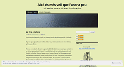 Desktop Screenshot of mesvellquelanarapeu.wordpress.com