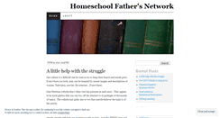 Desktop Screenshot of homeschoolfathersnetwork.wordpress.com