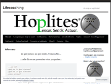 Tablet Screenshot of hoplitescoach.wordpress.com