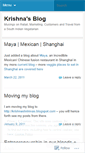 Mobile Screenshot of krishnashrinivas.wordpress.com
