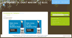 Desktop Screenshot of jardinsaintmartin.wordpress.com