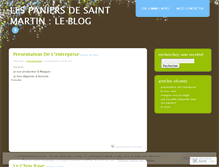 Tablet Screenshot of jardinsaintmartin.wordpress.com