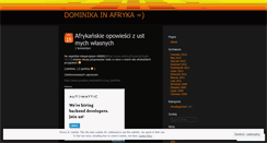 Desktop Screenshot of dominikainafryka.wordpress.com