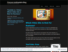 Tablet Screenshot of procuremultimedia.wordpress.com