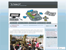 Tablet Screenshot of periodicoescolarinteresa2.wordpress.com