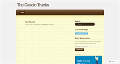 Desktop Screenshot of casciotracks.wordpress.com
