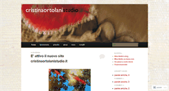 Desktop Screenshot of cristinaortolanistudio.wordpress.com