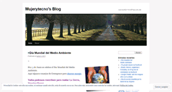 Desktop Screenshot of mujerytecno.wordpress.com