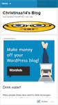 Mobile Screenshot of christinaa14.wordpress.com