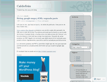 Tablet Screenshot of caldofran.wordpress.com