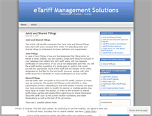 Tablet Screenshot of etariff.wordpress.com
