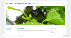 Desktop Screenshot of drzairhussain.wordpress.com