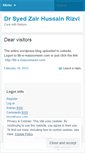 Mobile Screenshot of drzairhussain.wordpress.com