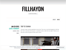 Tablet Screenshot of fillhaydn.wordpress.com