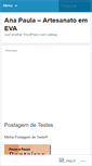 Mobile Screenshot of anapaulaeva.wordpress.com