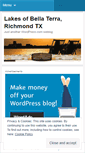 Mobile Screenshot of lakesofbellaterra.wordpress.com