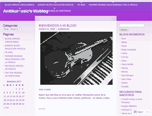 Tablet Screenshot of anitikamusic.wordpress.com
